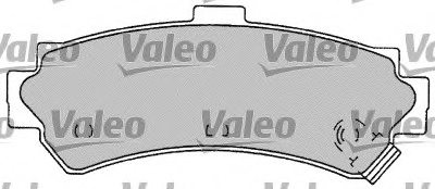 VALEO 598072 Brake Pad Set, disc brake